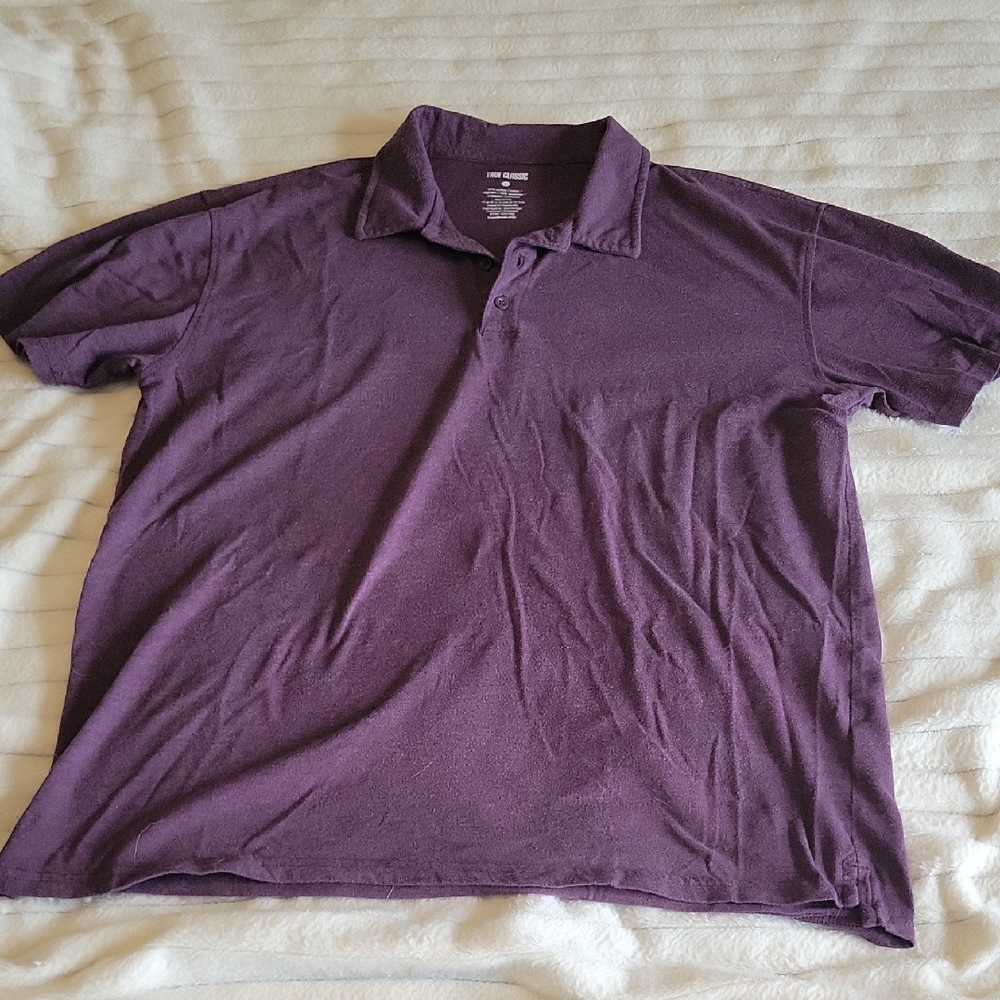 Classic Purple Polo Shirt for Men